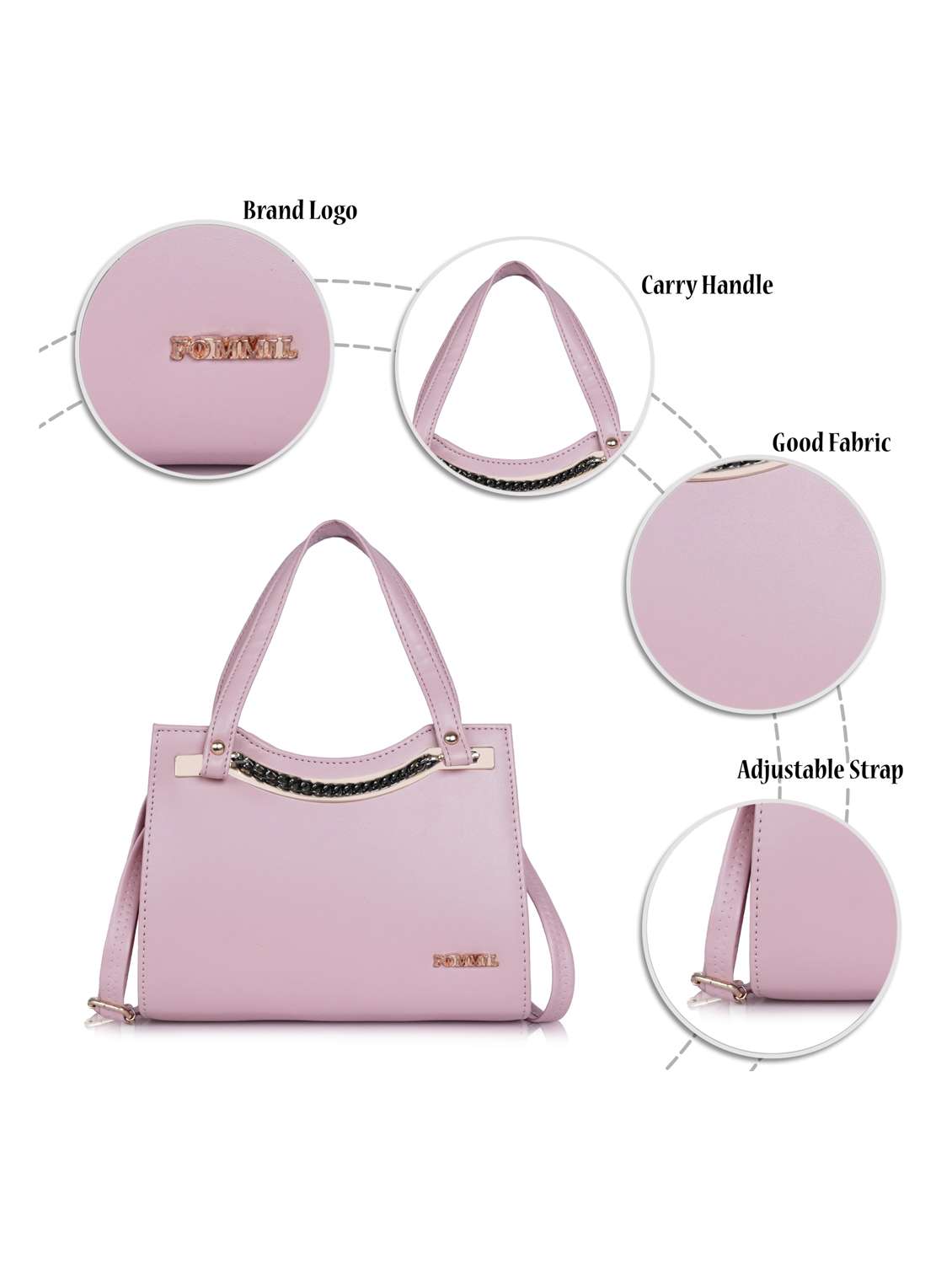women solid structure handheld bag - 22238867 -  Standard Image - 4