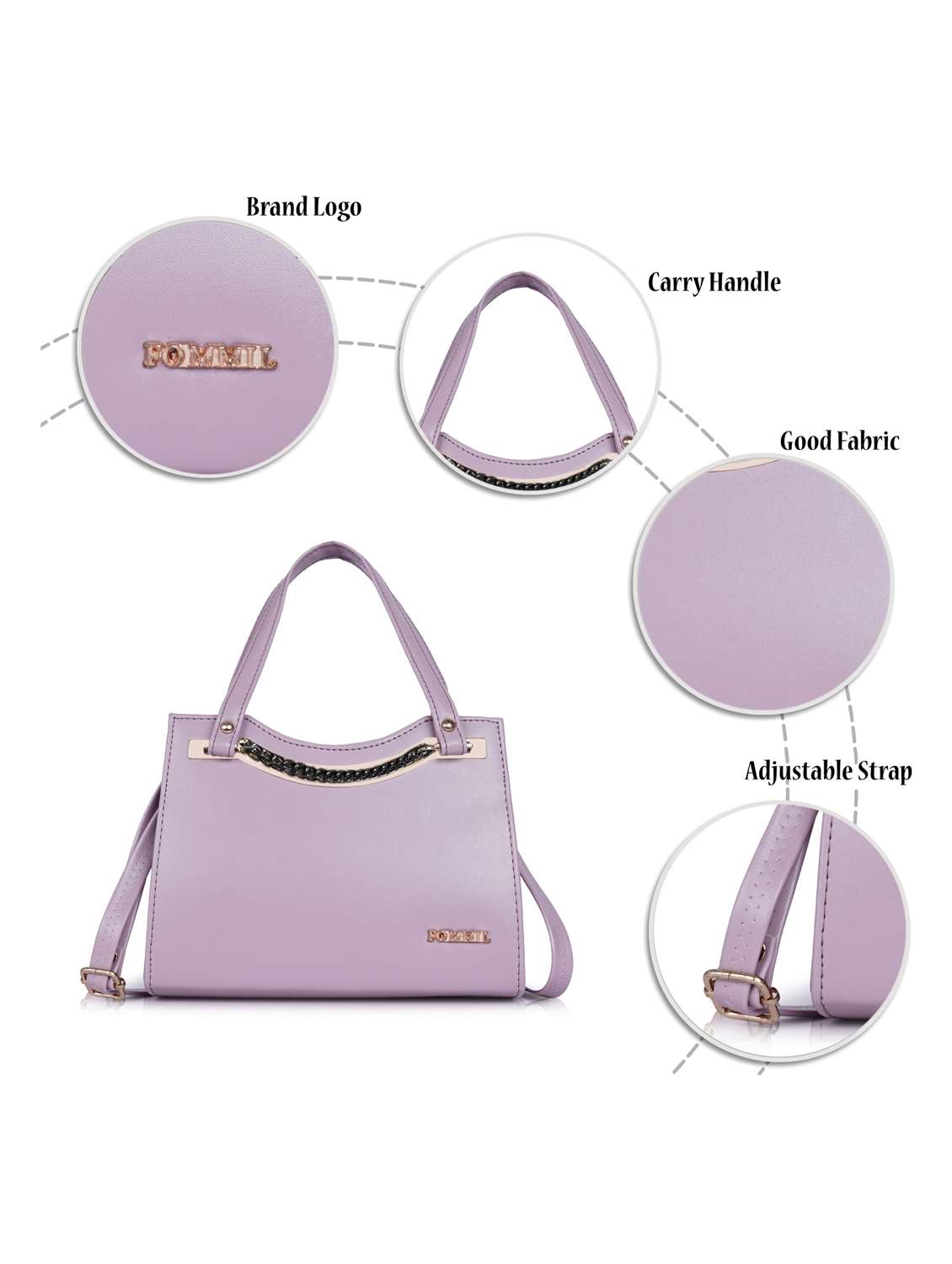 women solid structure handheld bag - 22238868 -  Standard Image - 4