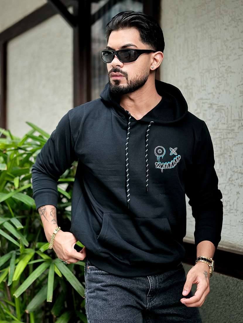 men printed long sleeve regular fit sweatshirt - 22238902 -  Standard Image - 1