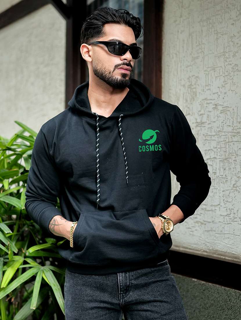 men printed long sleeve regular fit sweatshirt