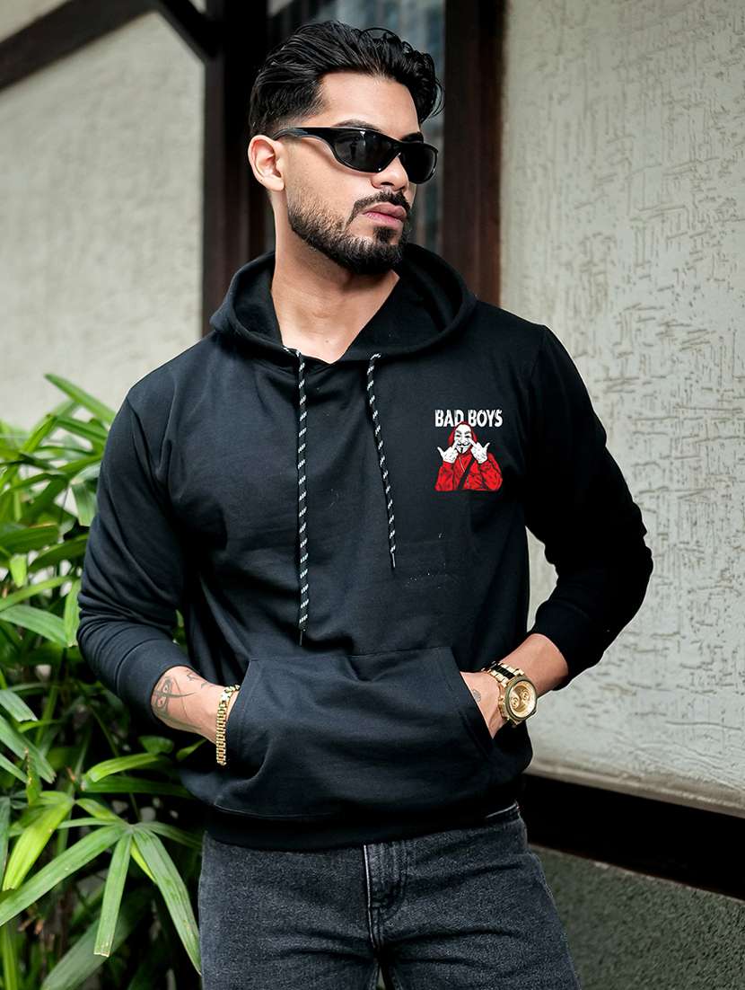 men printed long sleeve regular fit sweatshirt - 22238923 -  Standard Image - 1