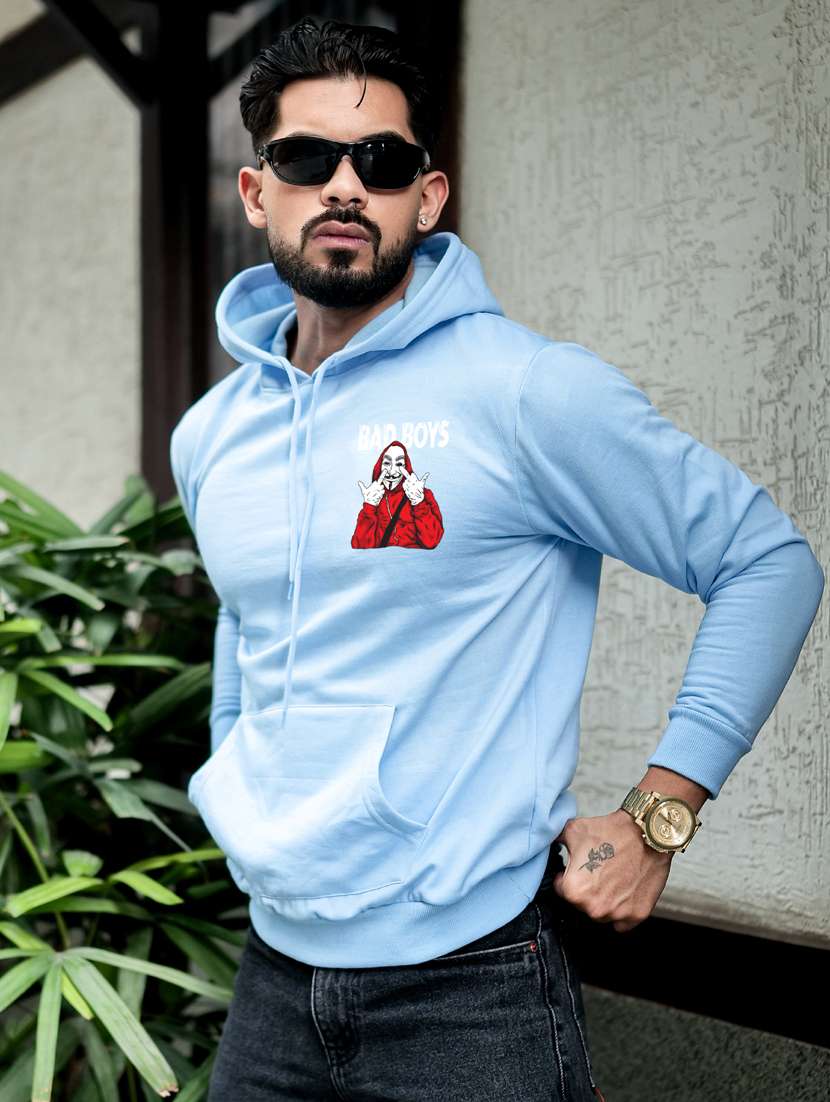men printed long sleeve regular fit sweatshirt - 22238926 -  Standard Image - 1