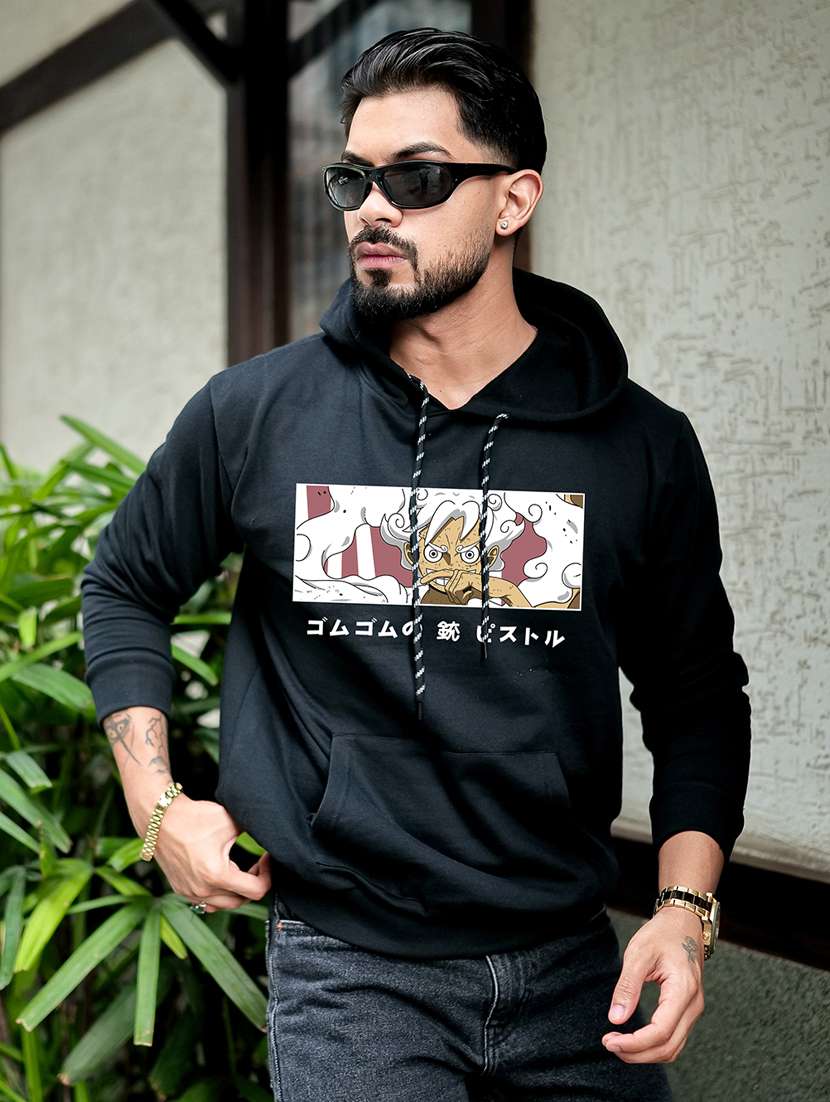 men printed long sleeve regular fit sweatshirt - 22238940 -  Standard Image - 1