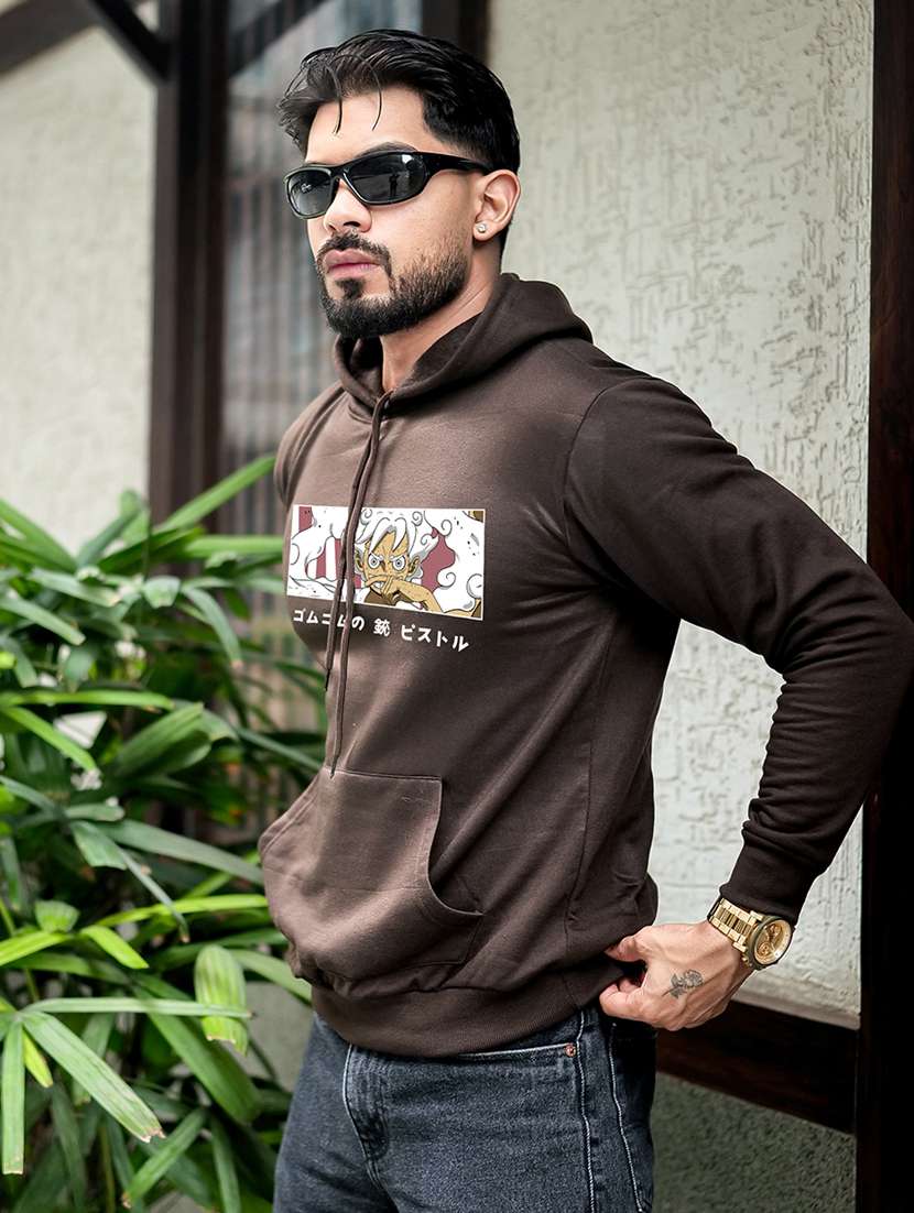 men printed long sleeve regular fit sweatshirt - 22238941 -  Standard Image - 1