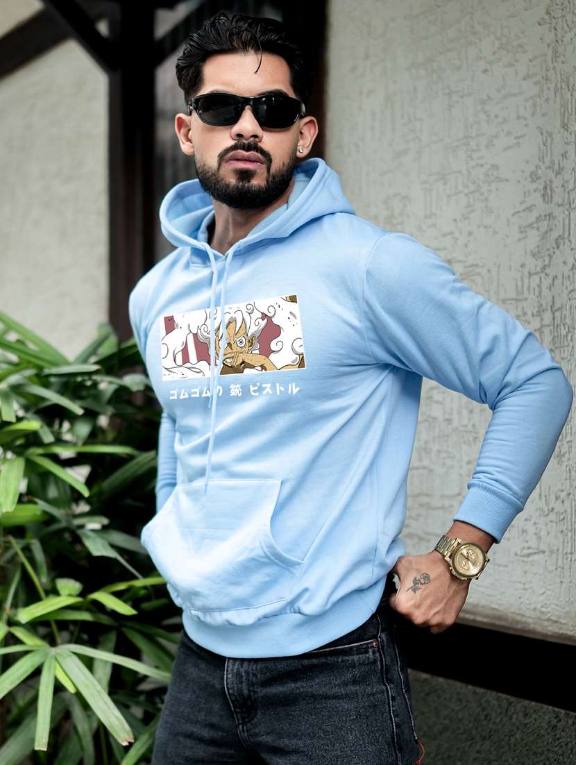 men printed long sleeve regular fit sweatshirt - 22238943 -  Standard Image - 1