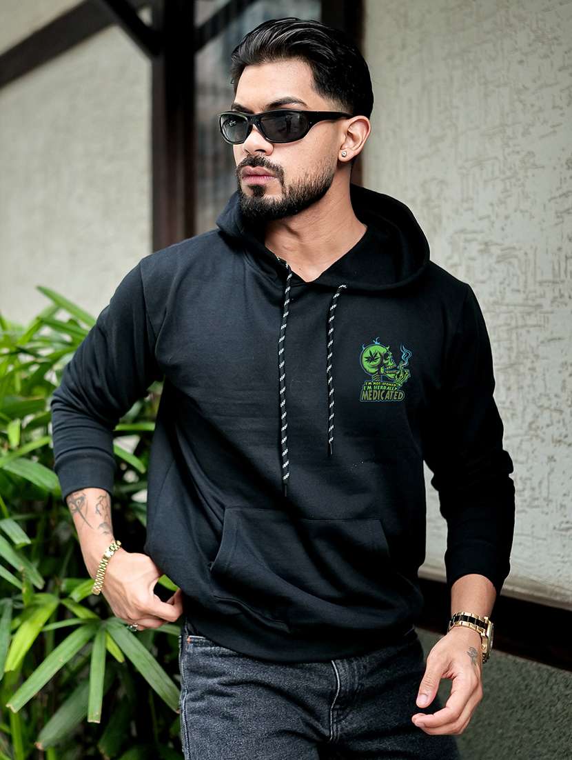 men printed long sleeve regular fit sweatshirt - 22238955 -  Standard Image - 1