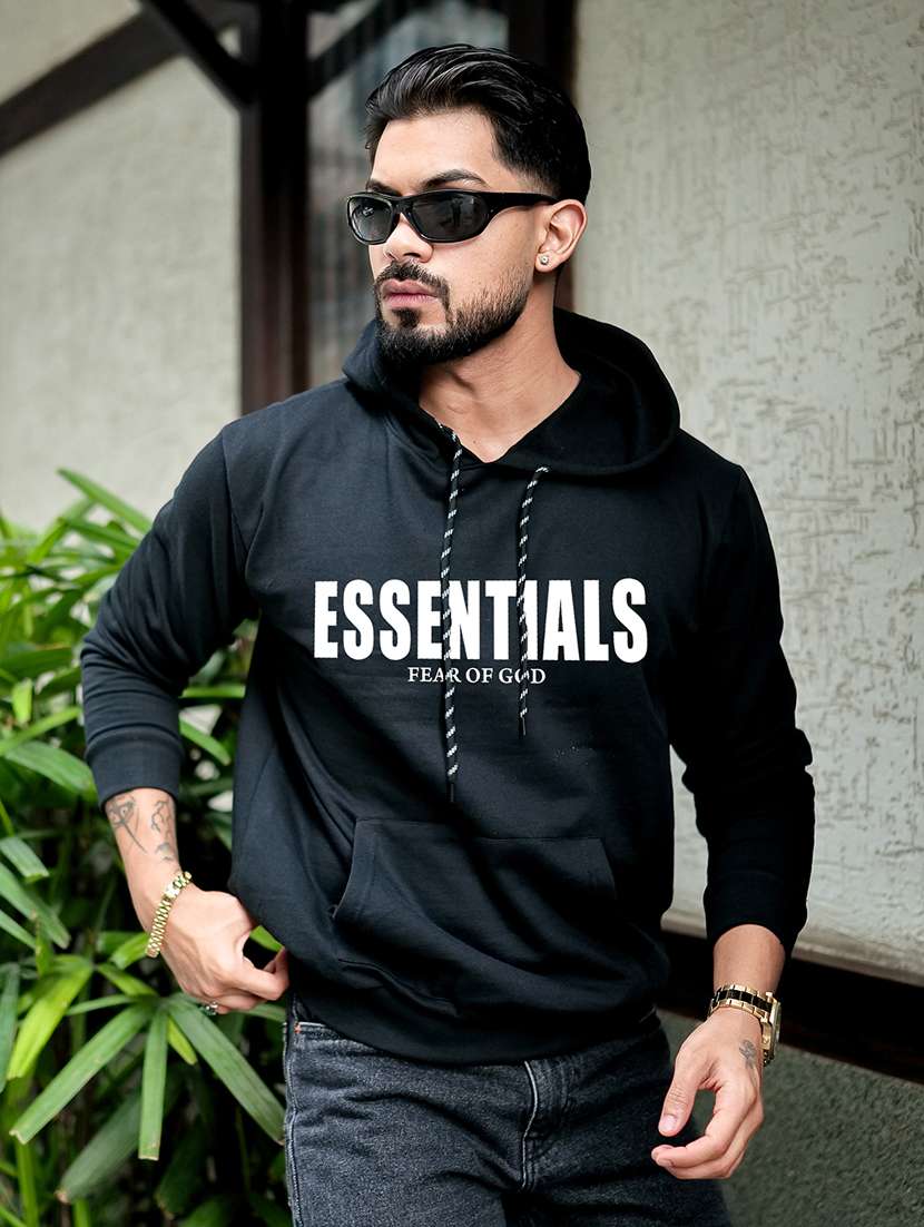 men typographic long sleeve regular fit sweatshirt - 22238959 -  Standard Image - 1