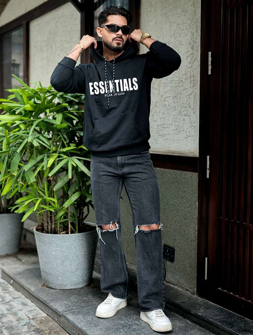 men typographic long sleeve regular fit sweatshirt - 22238959 -  Standard Image - 4