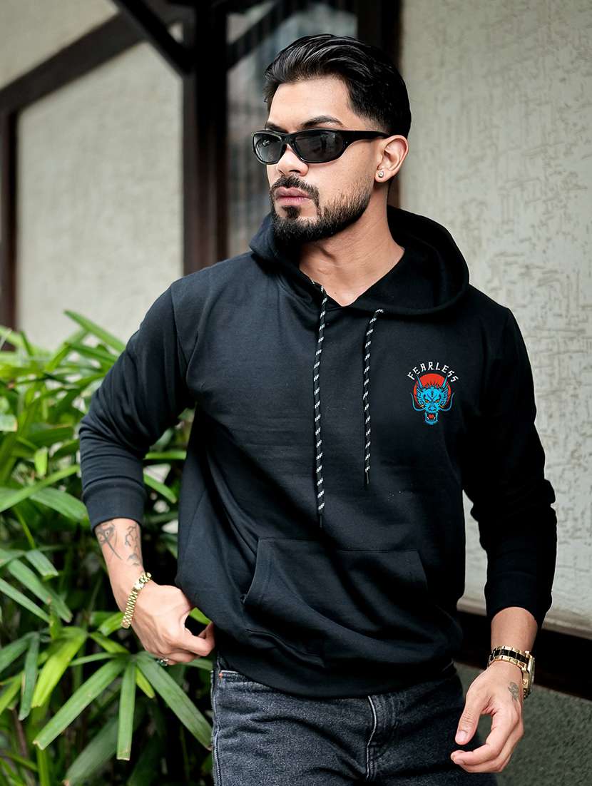 men printed long sleeve regular fit sweatshirt - 22238962 -  Standard Image - 1