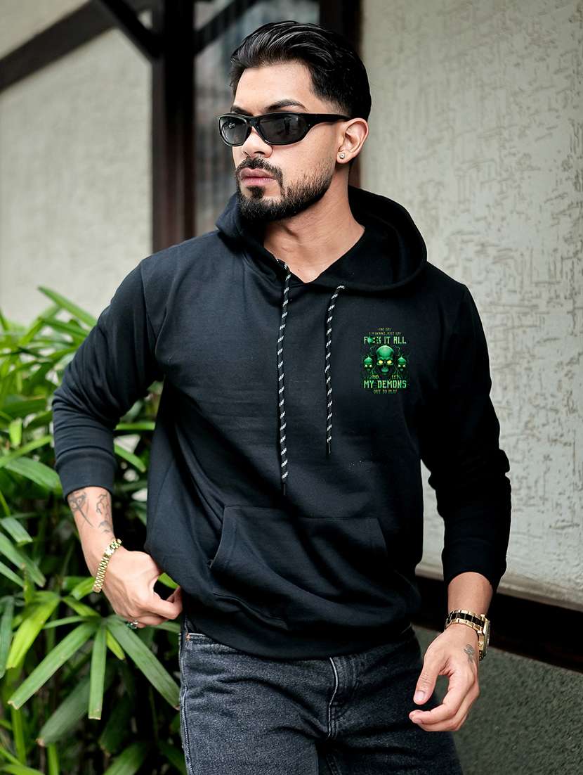 men printed long sleeve regular fit sweatshirt - 22238980 -  Standard Image - 1