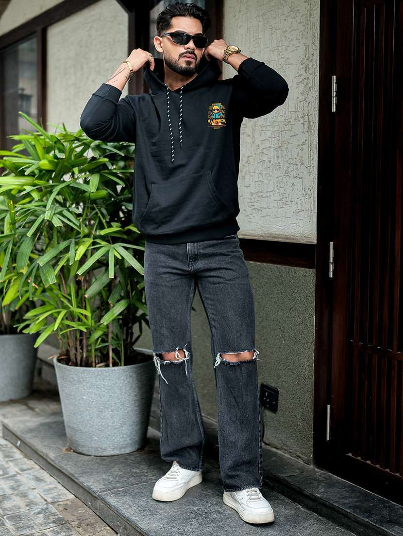 men printed long sleeve regular fit sweatshirt - 22238984 -  Standard Image - 4