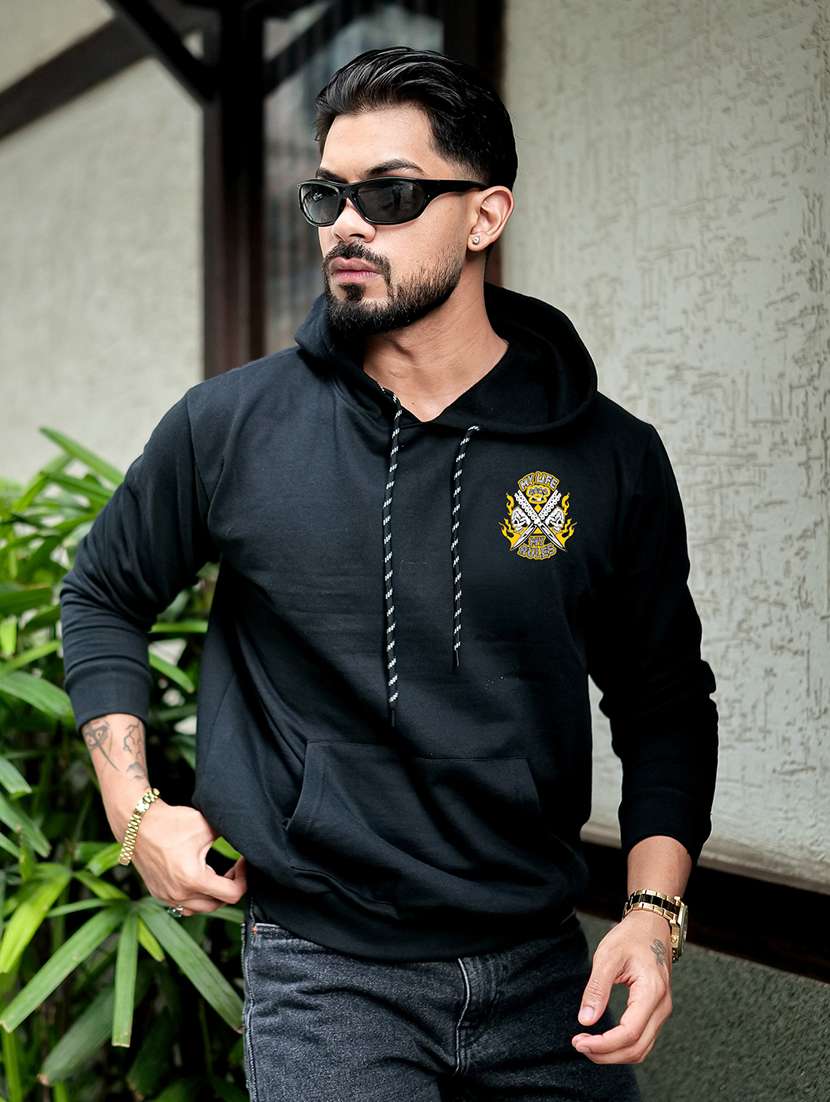 men printed long sleeve regular fit sweatshirt - 22238985 -  Standard Image - 1