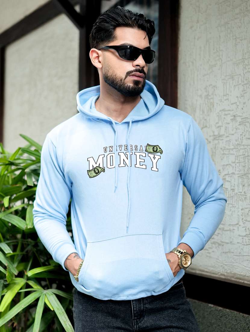 men printed long sleeve regular fit sweatshirt