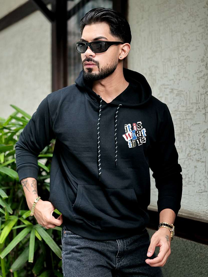 men typographic long sleeve regular fit sweatshirt - 22239008 -  Standard Image - 1