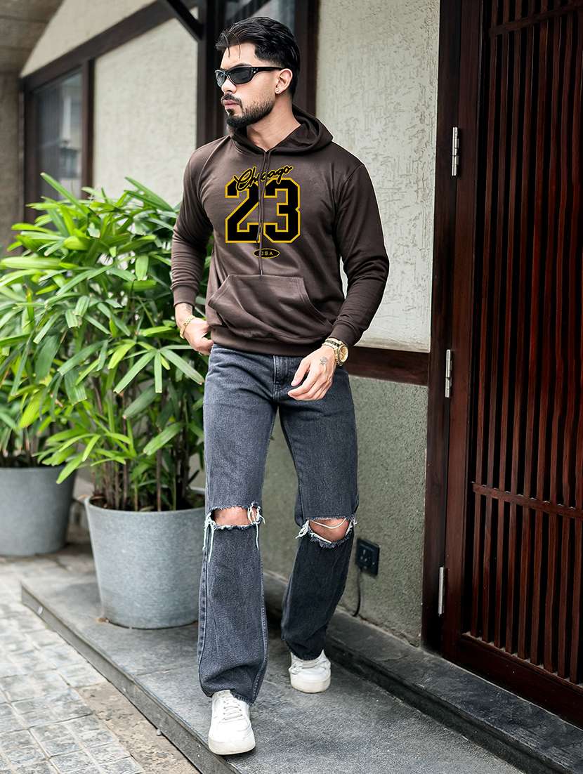 men typographic long sleeve regular fit sweatshirt - 22239011 -  Standard Image - 4