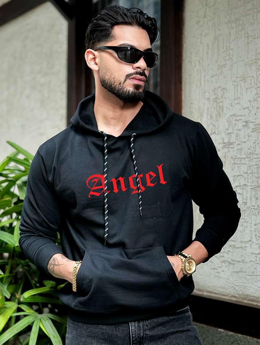 men typographic long sleeve regular fit sweatshirt - 22239012 -  Standard Image - 1