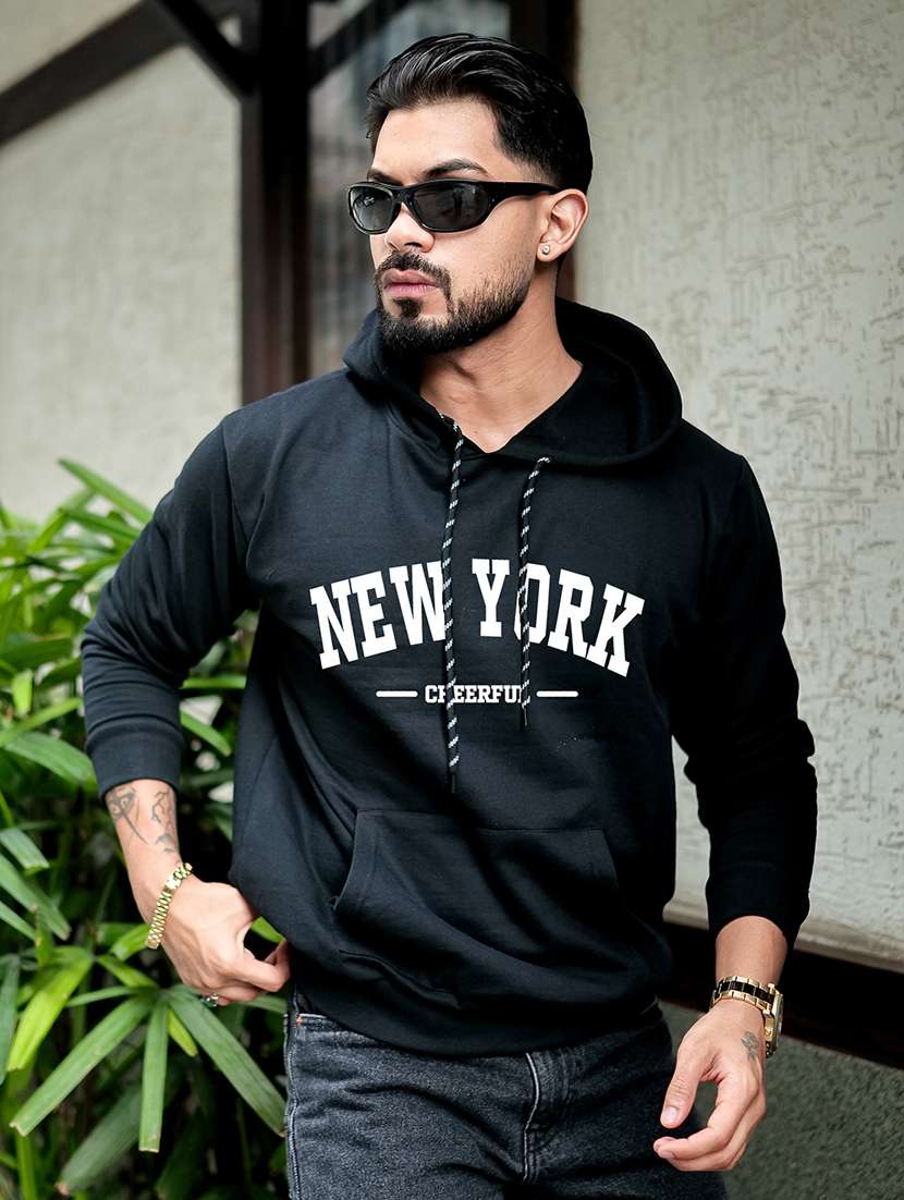 men typographic long sleeve regular fit sweatshirt - 22239025 -  Standard Image - 1