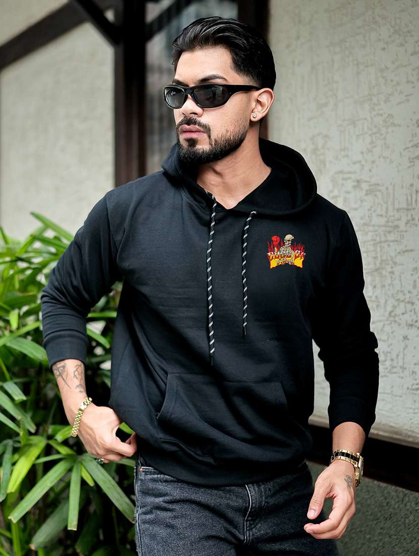 men printed long sleeve regular fit sweatshirt - 22239027 -  Standard Image - 1