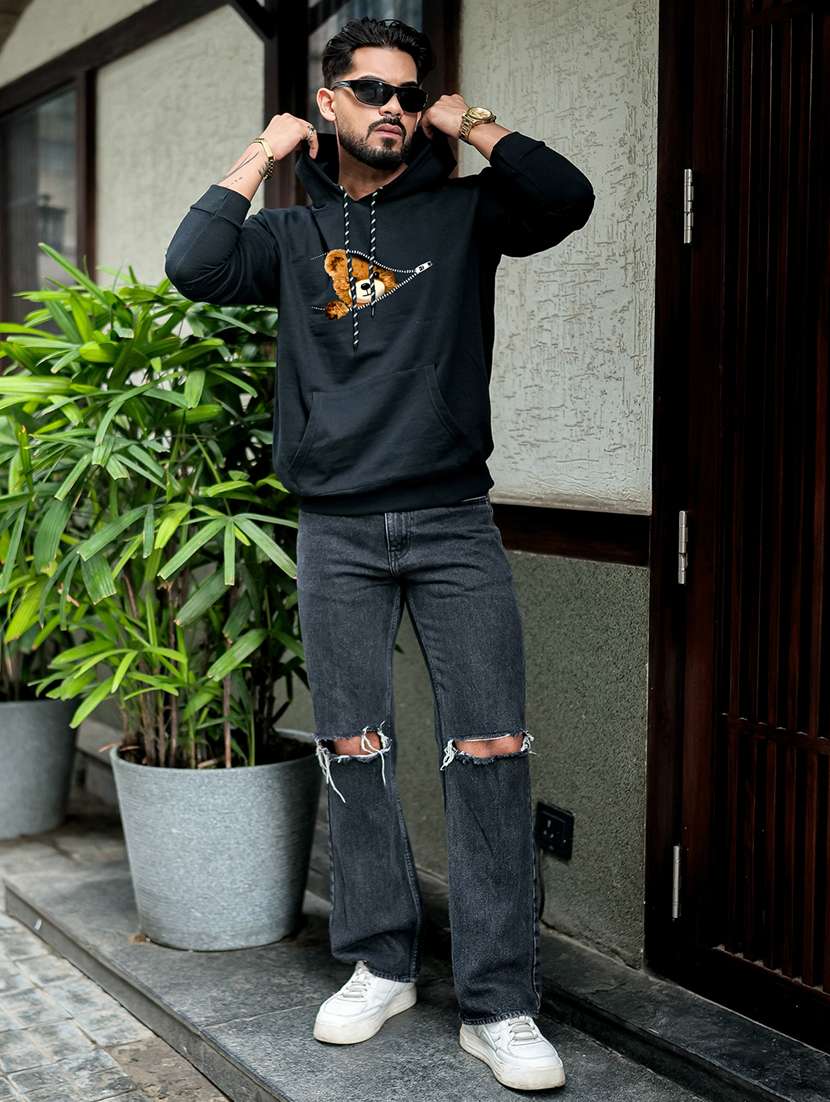 men graphic long sleeve regular fit sweatshirt - 22239037 -  Standard Image - 4