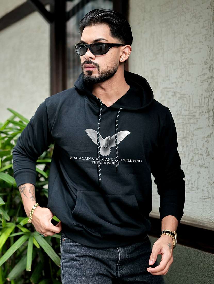 men printed long sleeve regular fit sweatshirt - 22239040 -  Standard Image - 1