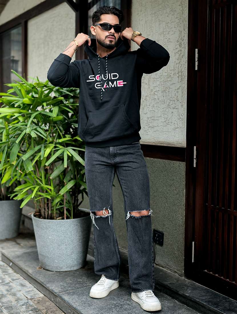 men typographic long sleeve regular fit sweatshirt - 22239045 -  Standard Image - 4