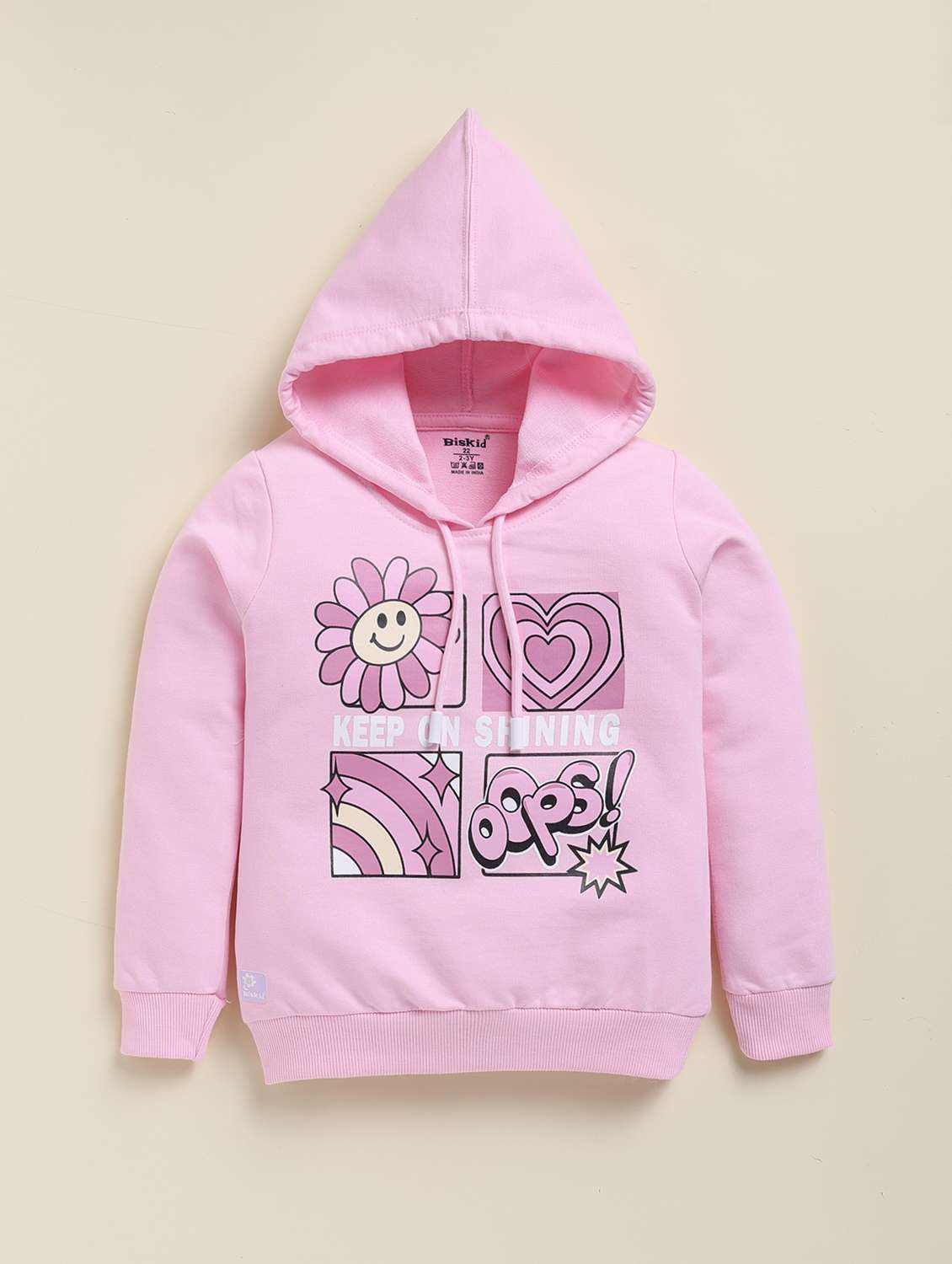 boys printed long sleeve hooded sweatshirt - 22239047 -  Standard Image - 1