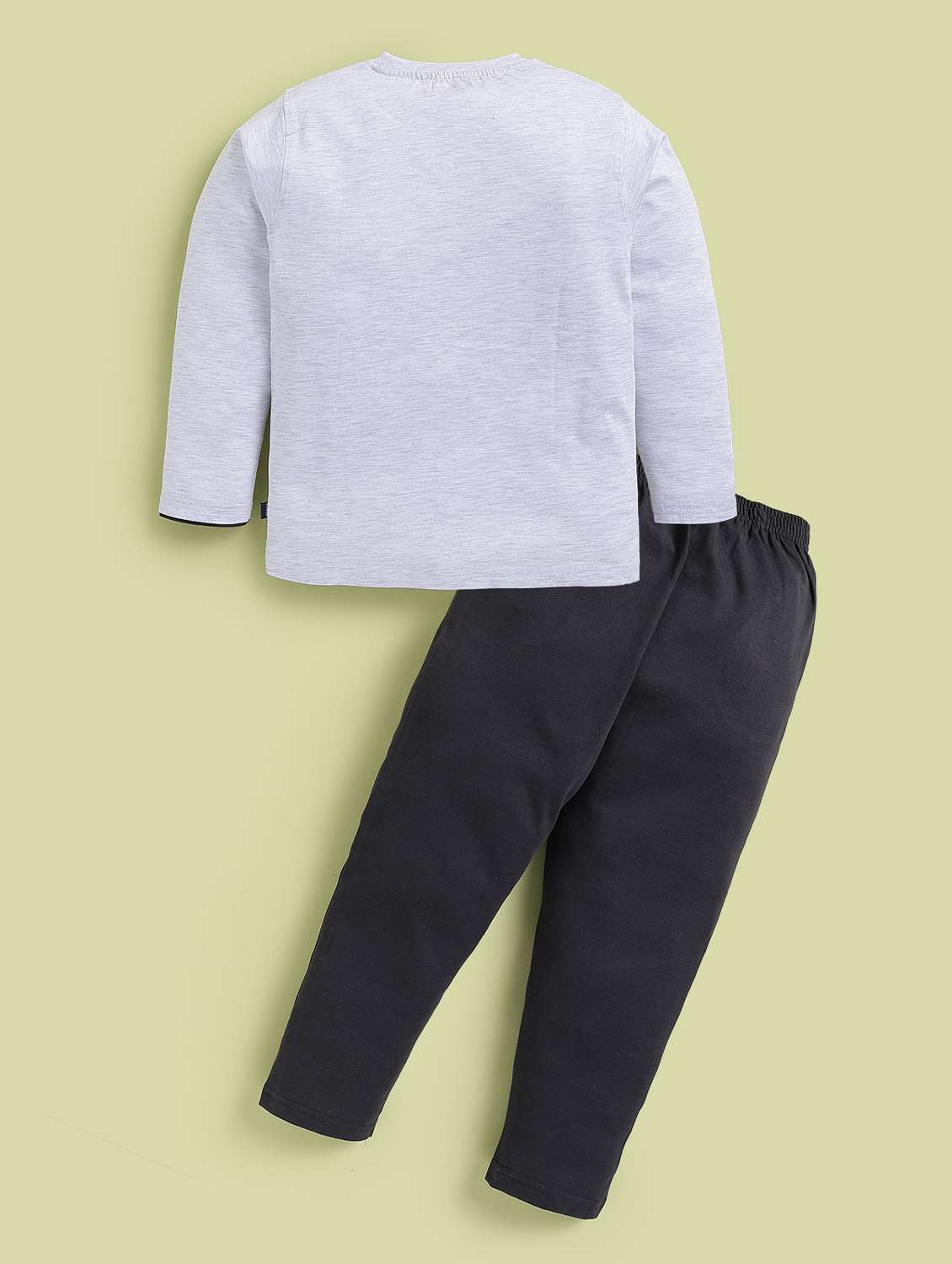 boys printed round neck full length co-ord set - 22239087 -  Standard Image - 1