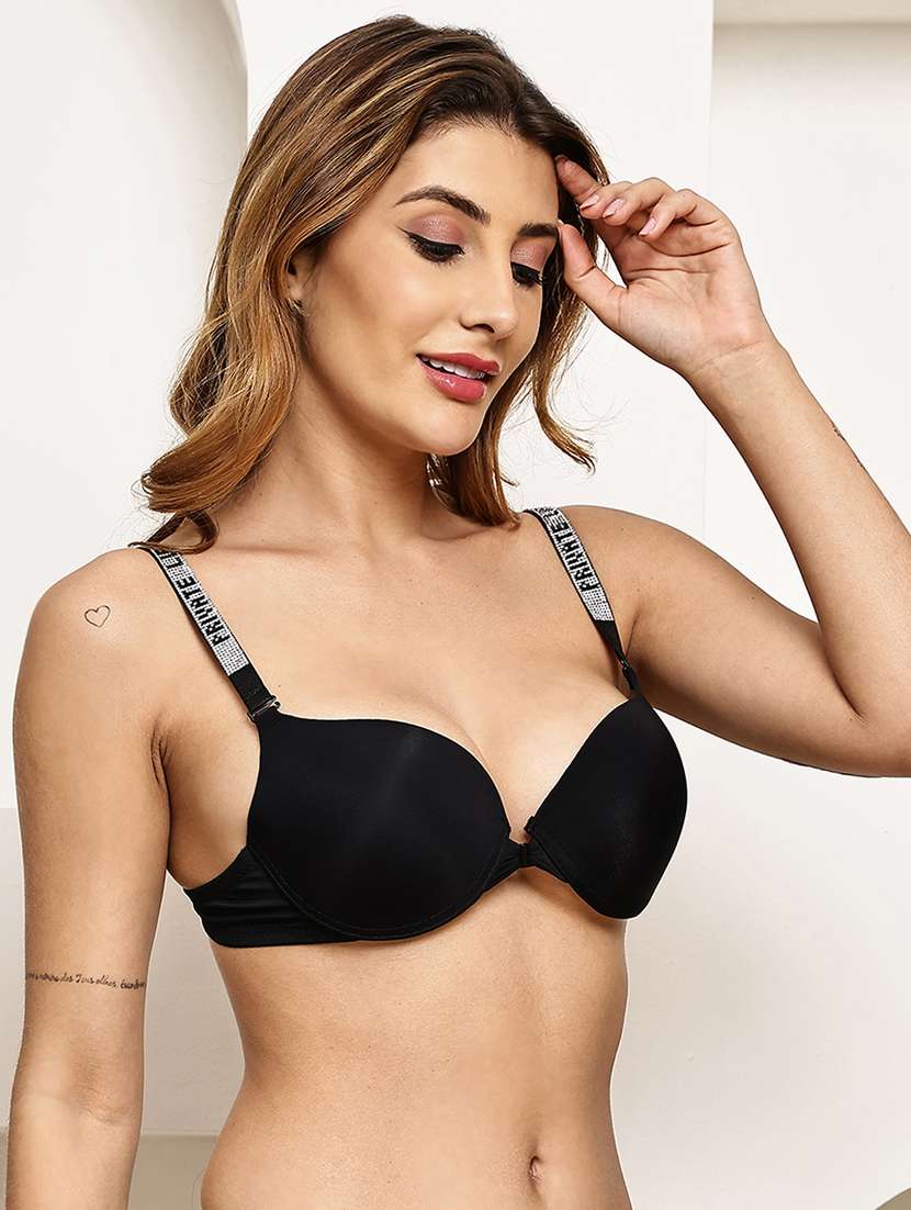 women solid lightly padded push up bra - 22239089 -  Standard Image - 1