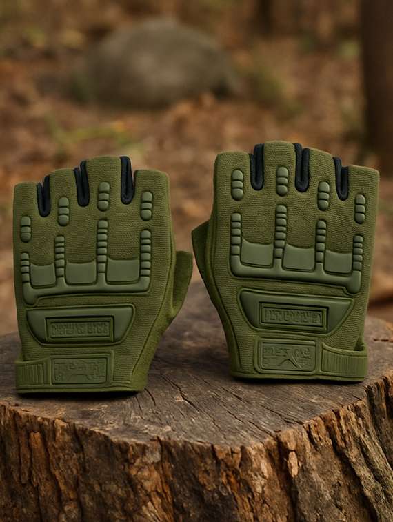 men pack of 2 half finger tactical gloves - 22239113 -  Standard Image - 1