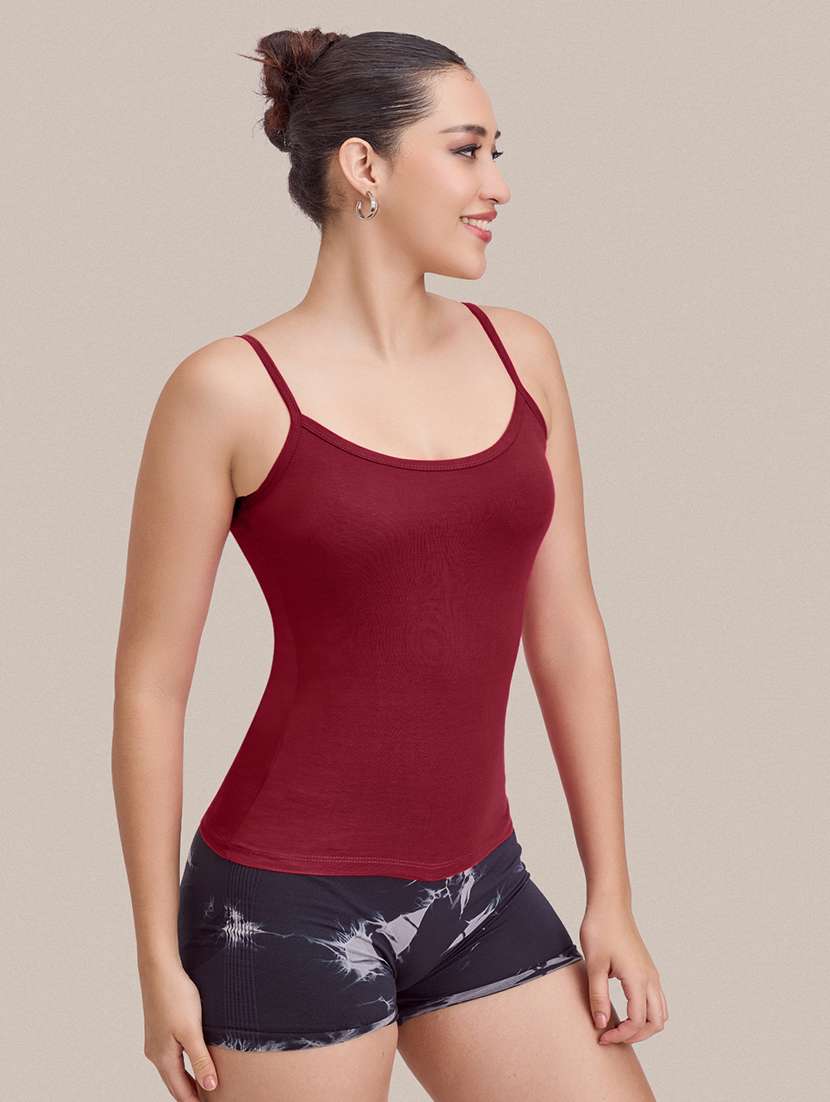 women solid sleeveless camisole - 22239290 -  Standard Image - 1