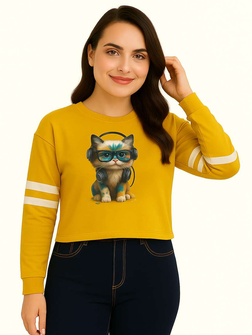 women pack of 2 printed long sleeve sweatshirt - 22239649 -  Standard Image - 1