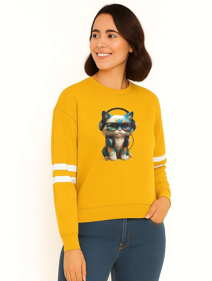 women pack of 2 printed long sleeve sweatshirt - 22239651 -  Standard Image - 1