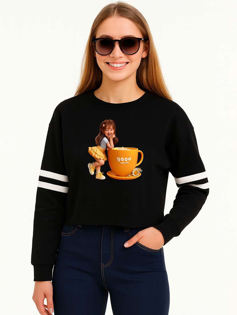 women pack of 2 printed long sleeve sweatshirt - 22239658 -  Standard Image - 1