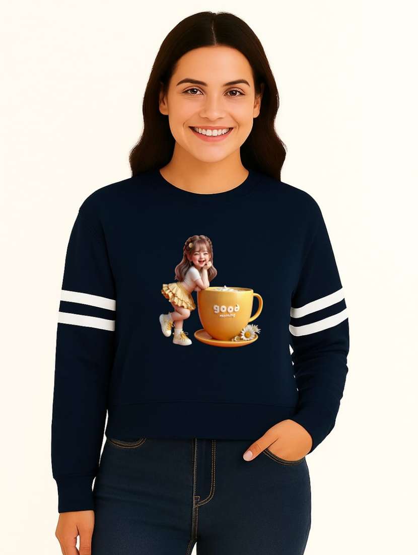 women pack of 2 printed long sleeve sweatshirt - 22239662 -  Standard Image - 1