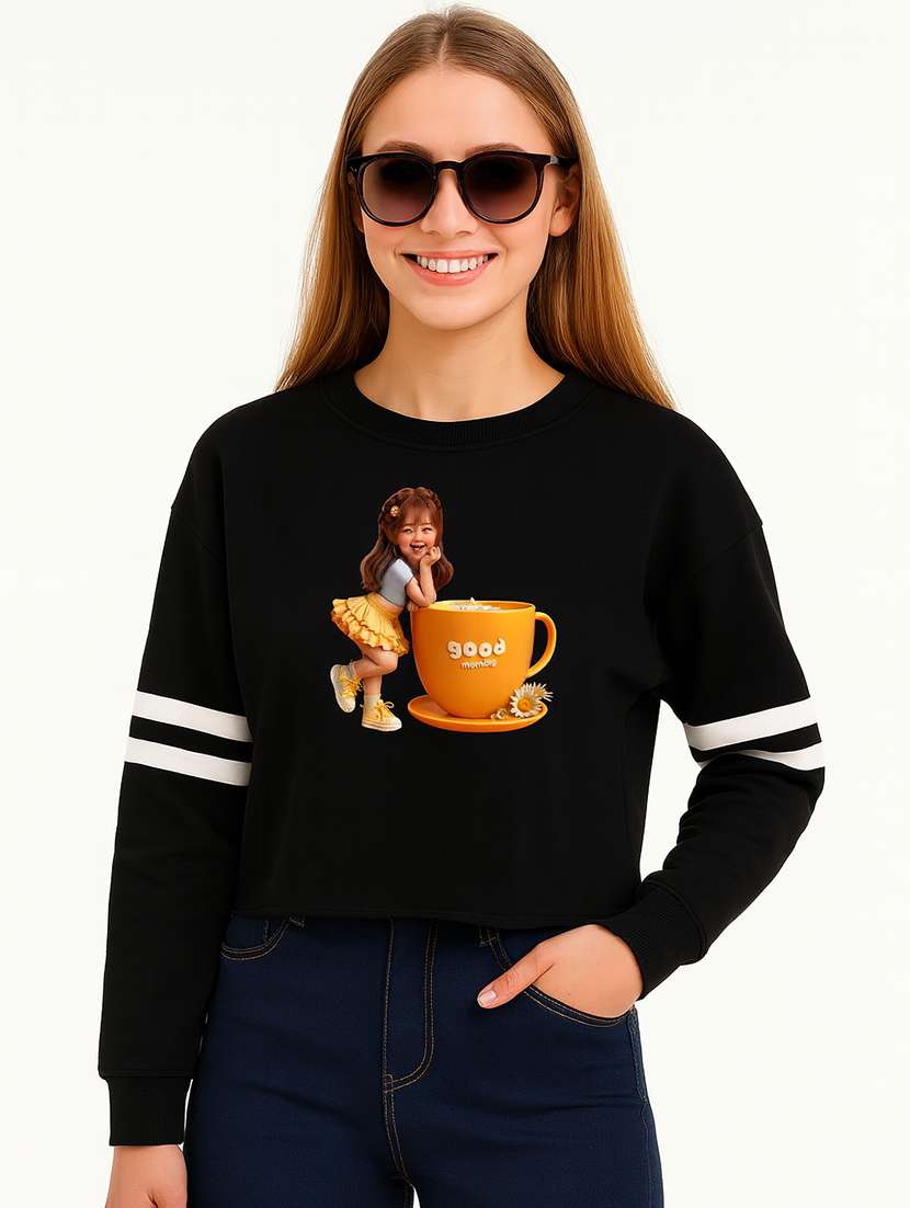 women pack of 2 printed long sleeve sweatshirt - 22239665 -  Standard Image - 1