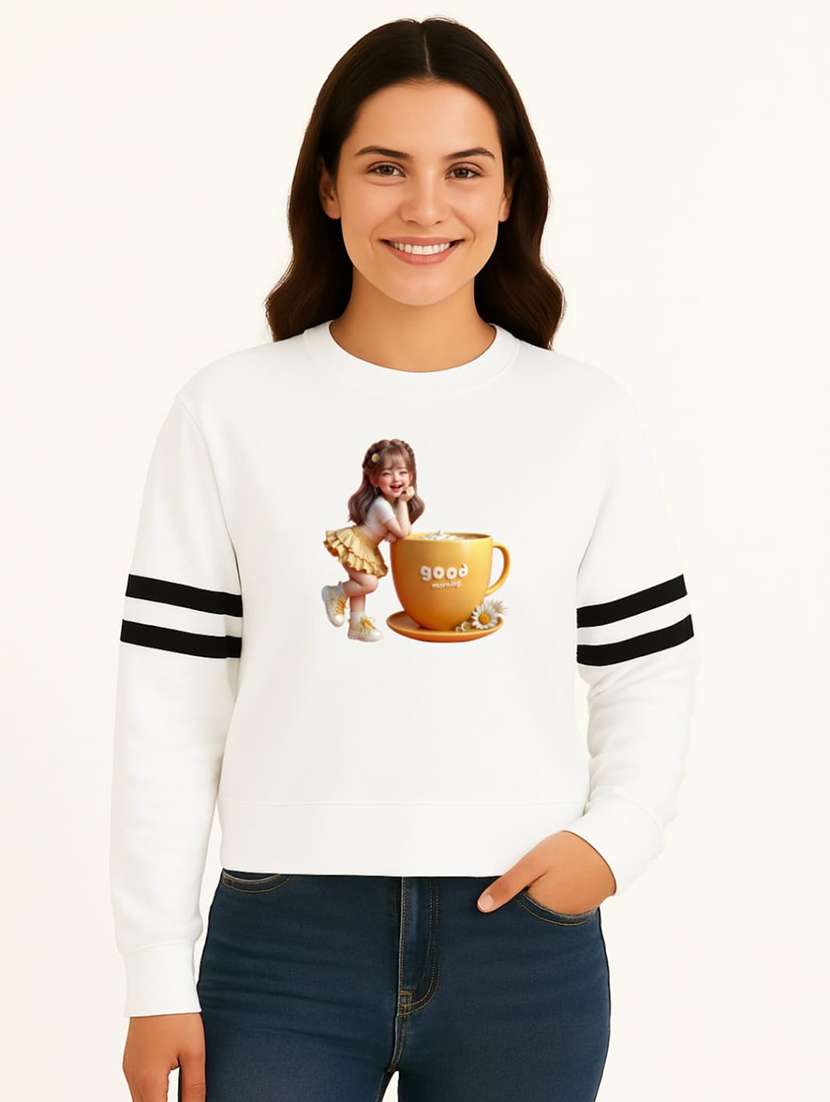 women pack of 2 printed long sleeve sweatshirt - 22239666 -  Standard Image - 1