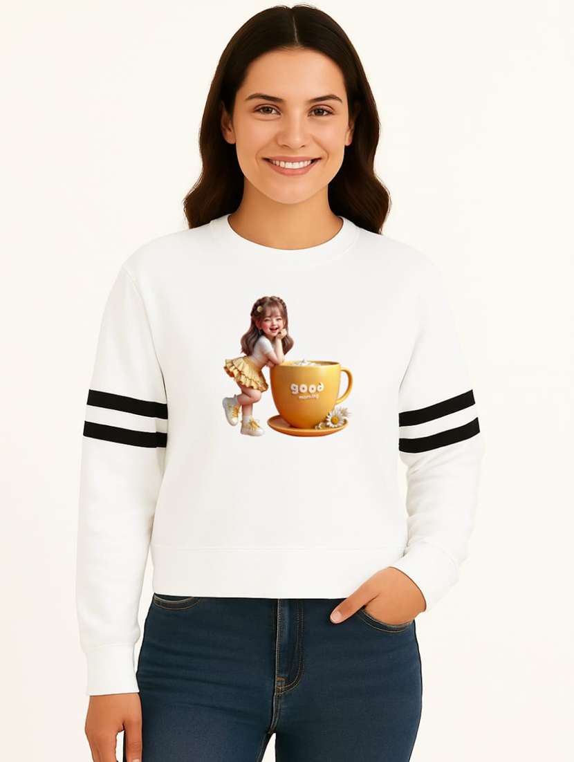 women pack of 2 printed long sleeve sweatshirt - 22239668 -  Standard Image - 1