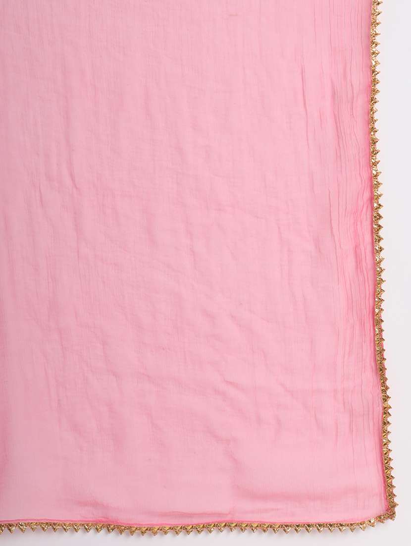 women floral three quarter sleeve kurta pant with dupatta set - 22239796 -  Standard Image - 6