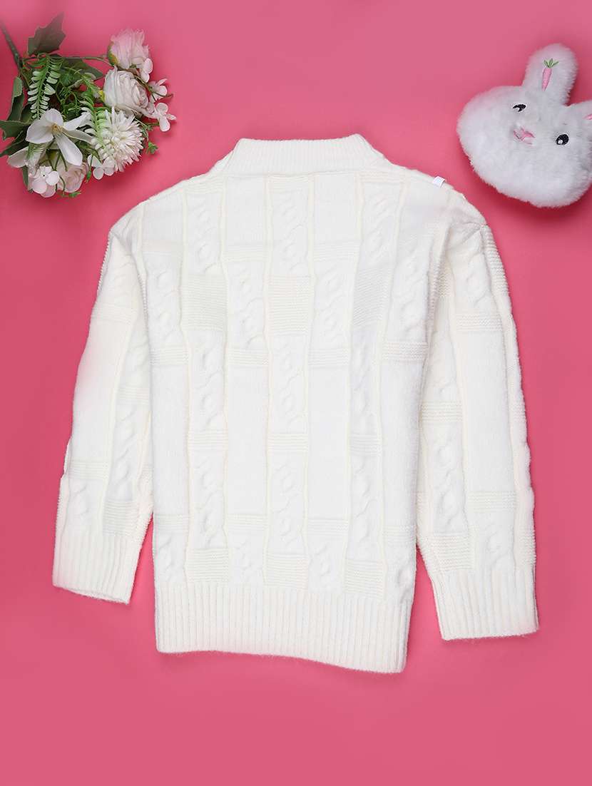 girls self designed long sleeve sweater - 22239990 -  Standard Image - 1