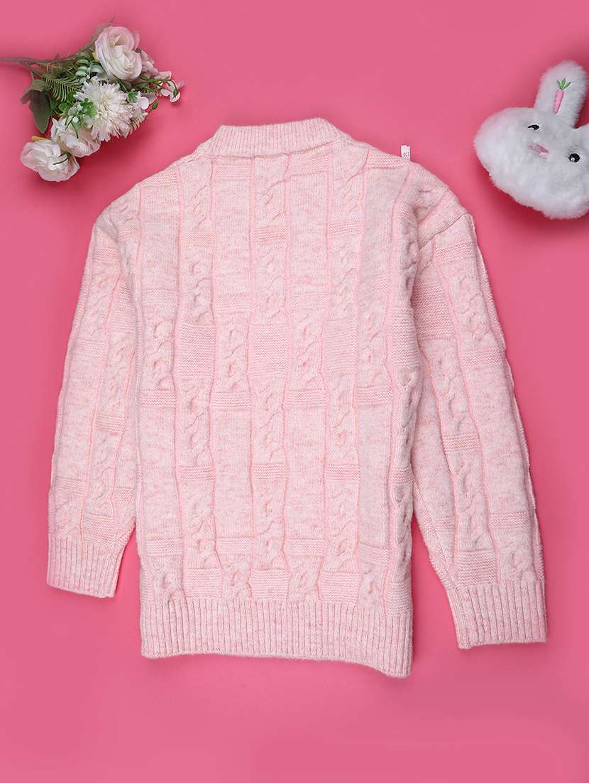 girls self designed long sleeve sweater - 22239992 -  Standard Image - 1