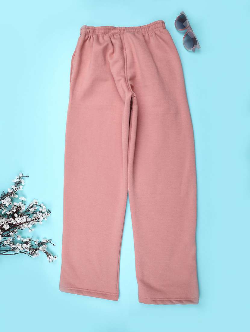 girls solid mid rise nightwear pyjama - 22240267 -  Standard Image - 1