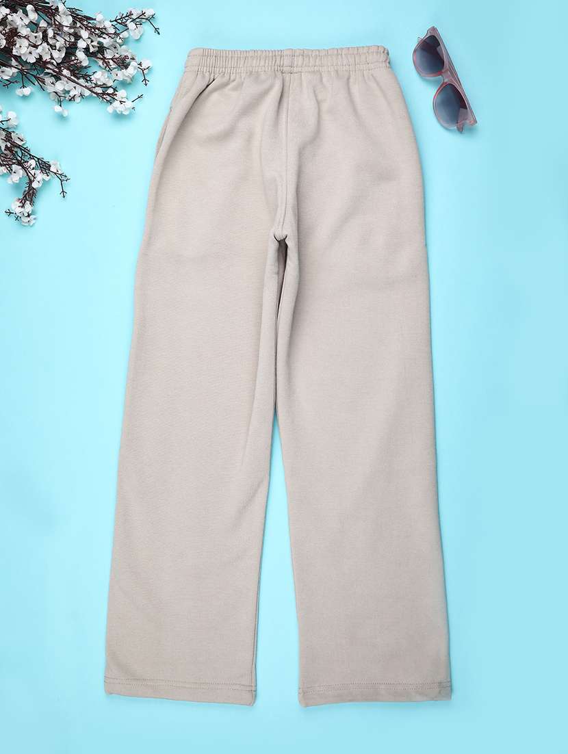 girls solid mid rise nightwear pyjama - 22240268 -  Standard Image - 1