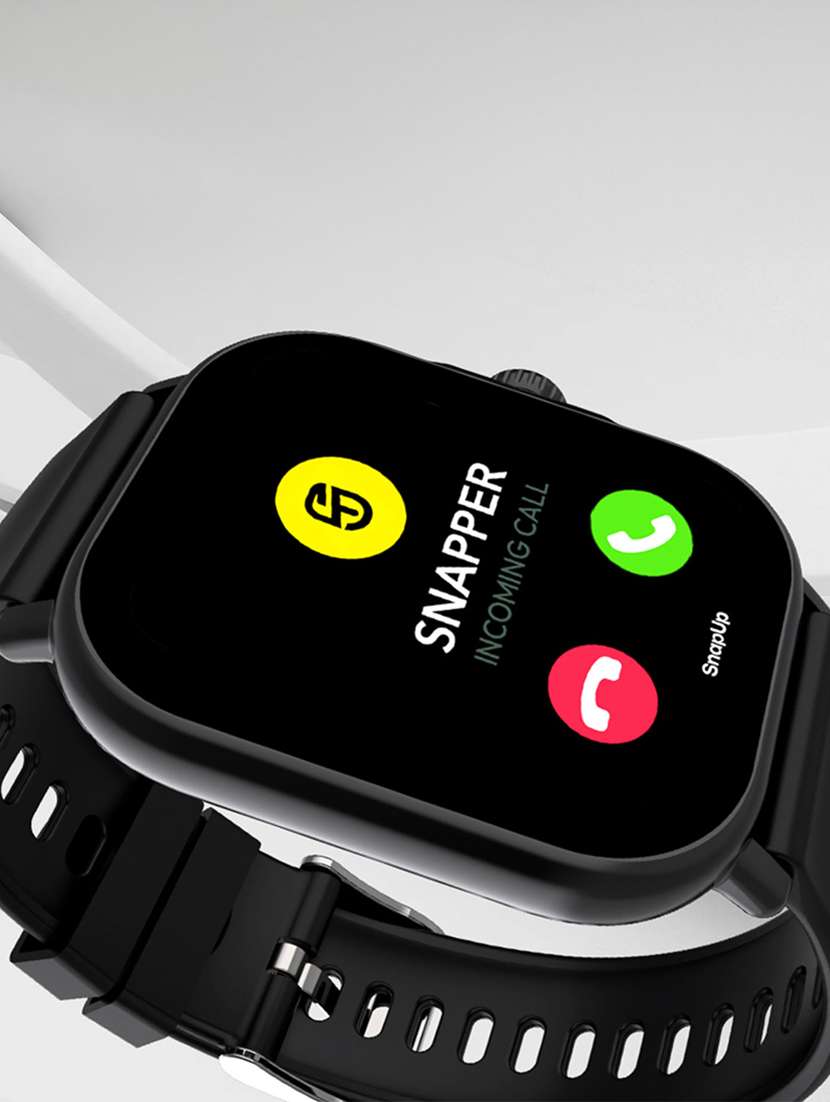 snapup turbo plus bluetooth calling smartwatch (black) - 22240507 -  Standard Image - 1