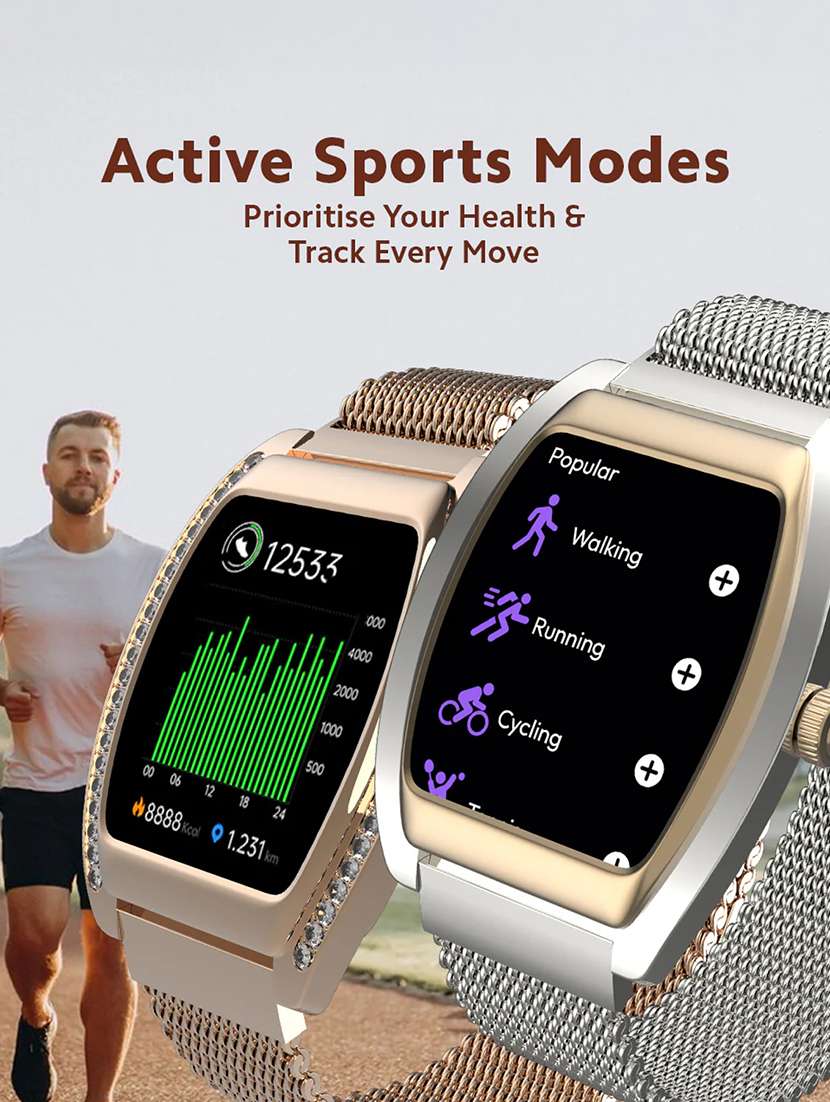 snapup regalia verve bluetooth calling party wear smartwatch (star struck) - 22240510 -  Standard Image - 4