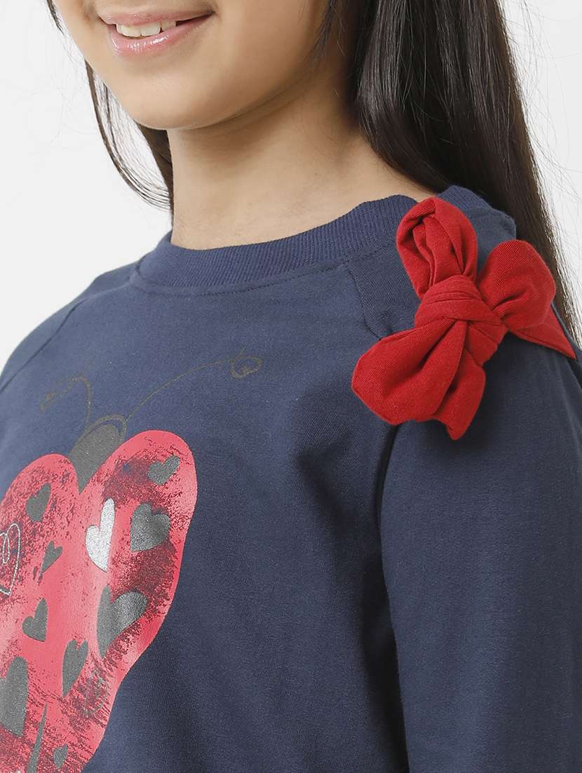 girls printed long sleeve sweatshirt - 22240512 -  Standard Image - 4