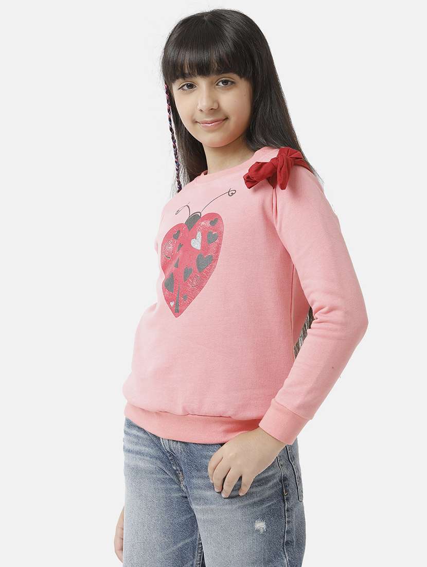 girls printed long sleeve sweatshirt - 22240513 -  Standard Image - 1