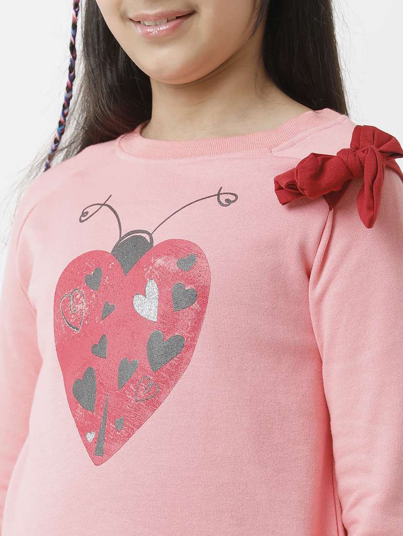girls printed long sleeve sweatshirt - 22240513 -  Standard Image - 4