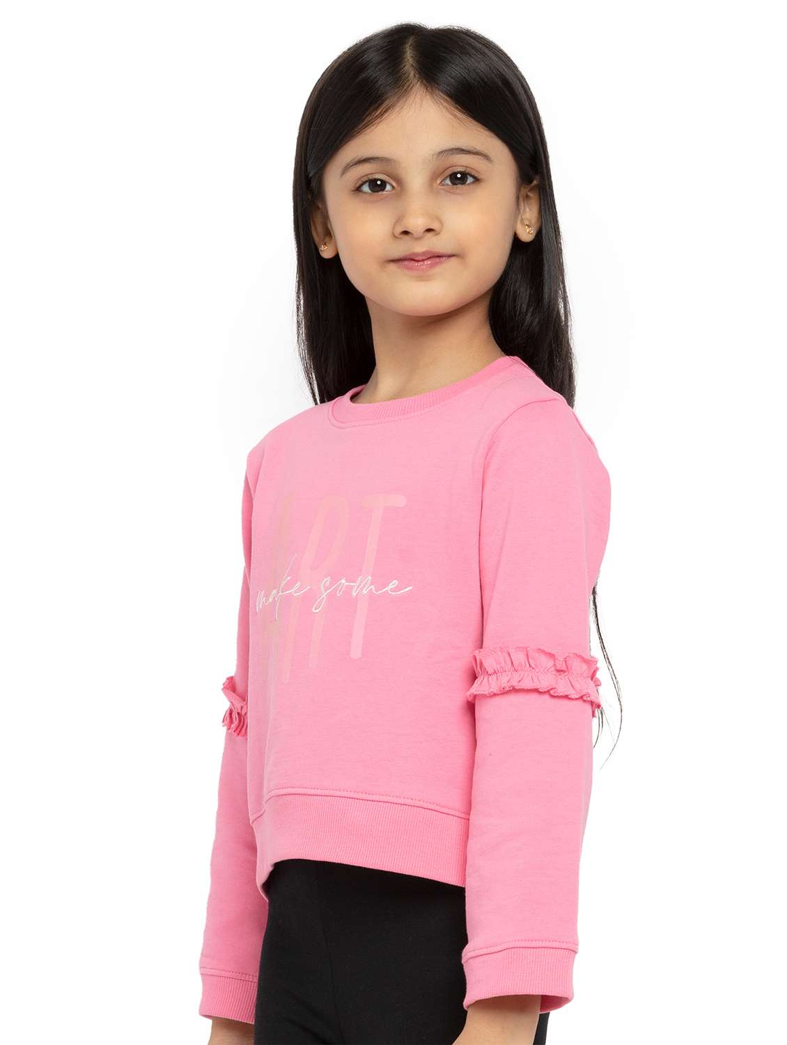 girls printed long sleeve sweatshirt - 22240515 -  Standard Image - 1