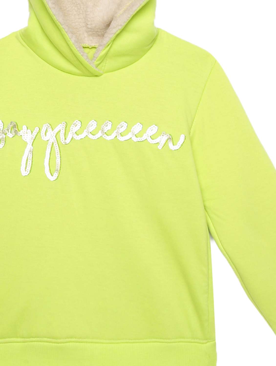 girls printed long sleeve hooded sweatshirt - 22240519 -  Standard Image - 4