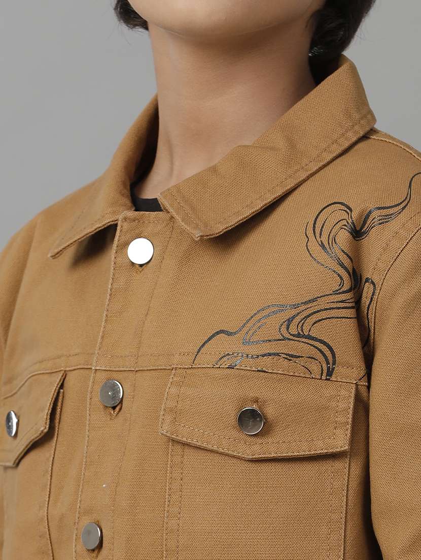 boys long sleeve regular denim jacket - 22240548 -  Standard Image - 4